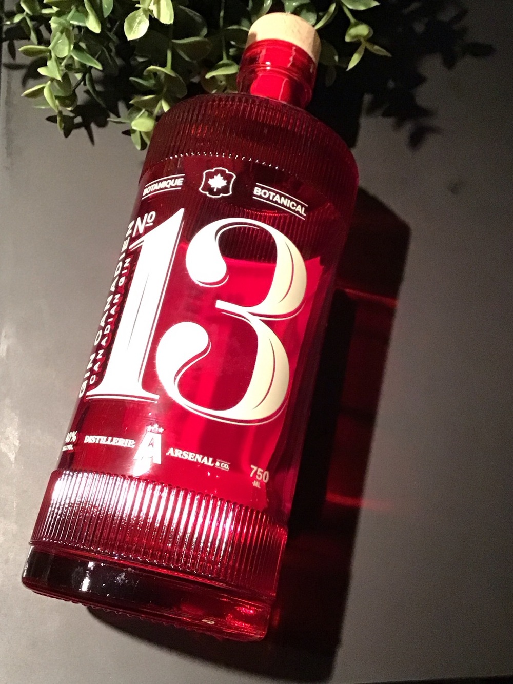 ♥️5/25$ No. 13 Red Gin Bottle